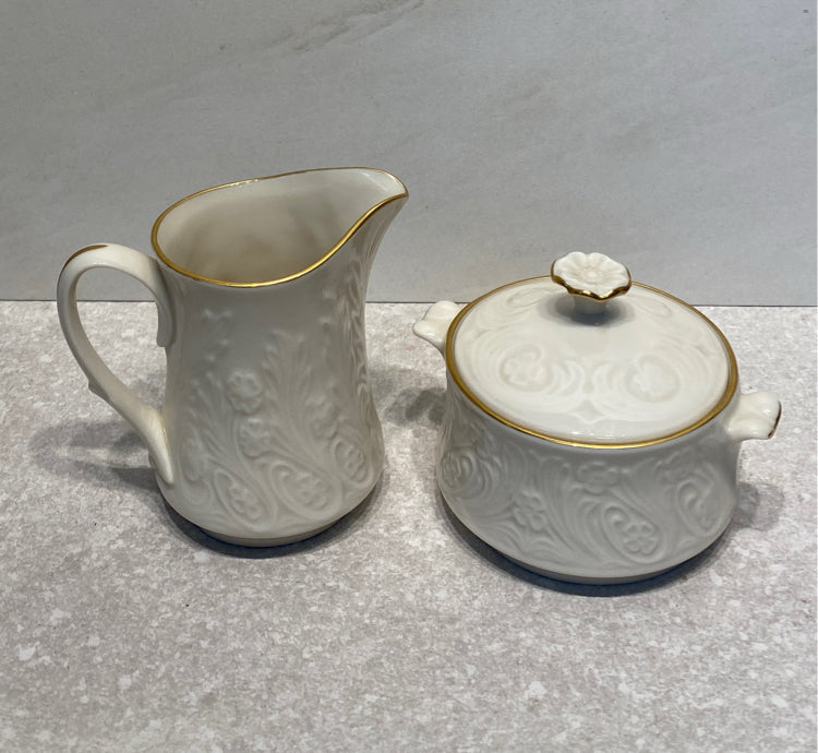 Lenox Sugar and Creamer