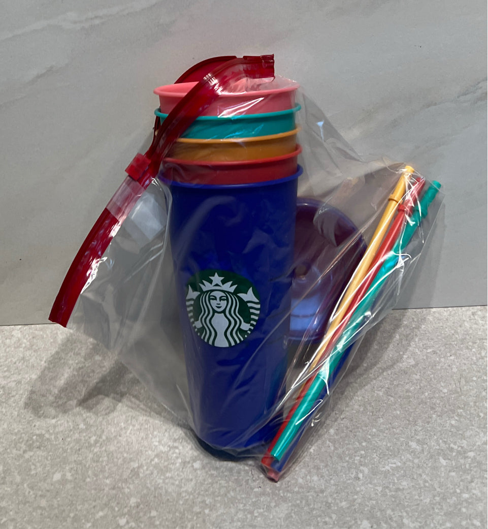 Set of 5 Starbucks Tumblers