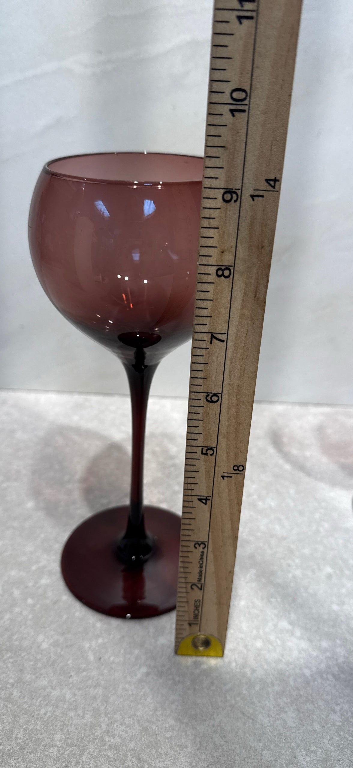Set of 4 Purple GLasses