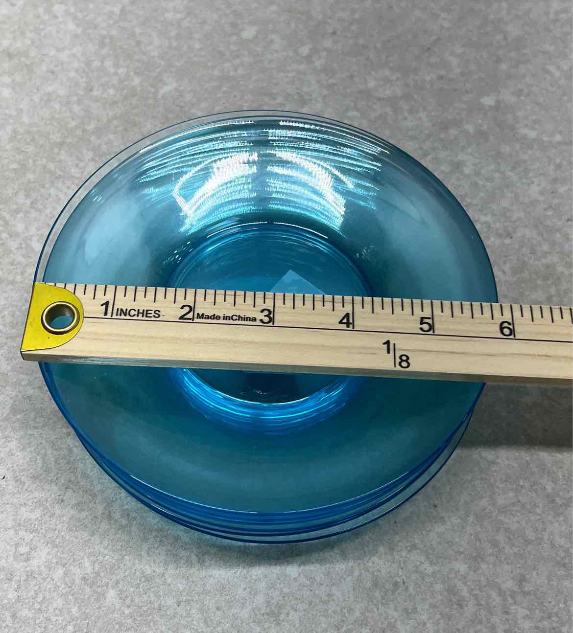 Set of 9 Blue Plates