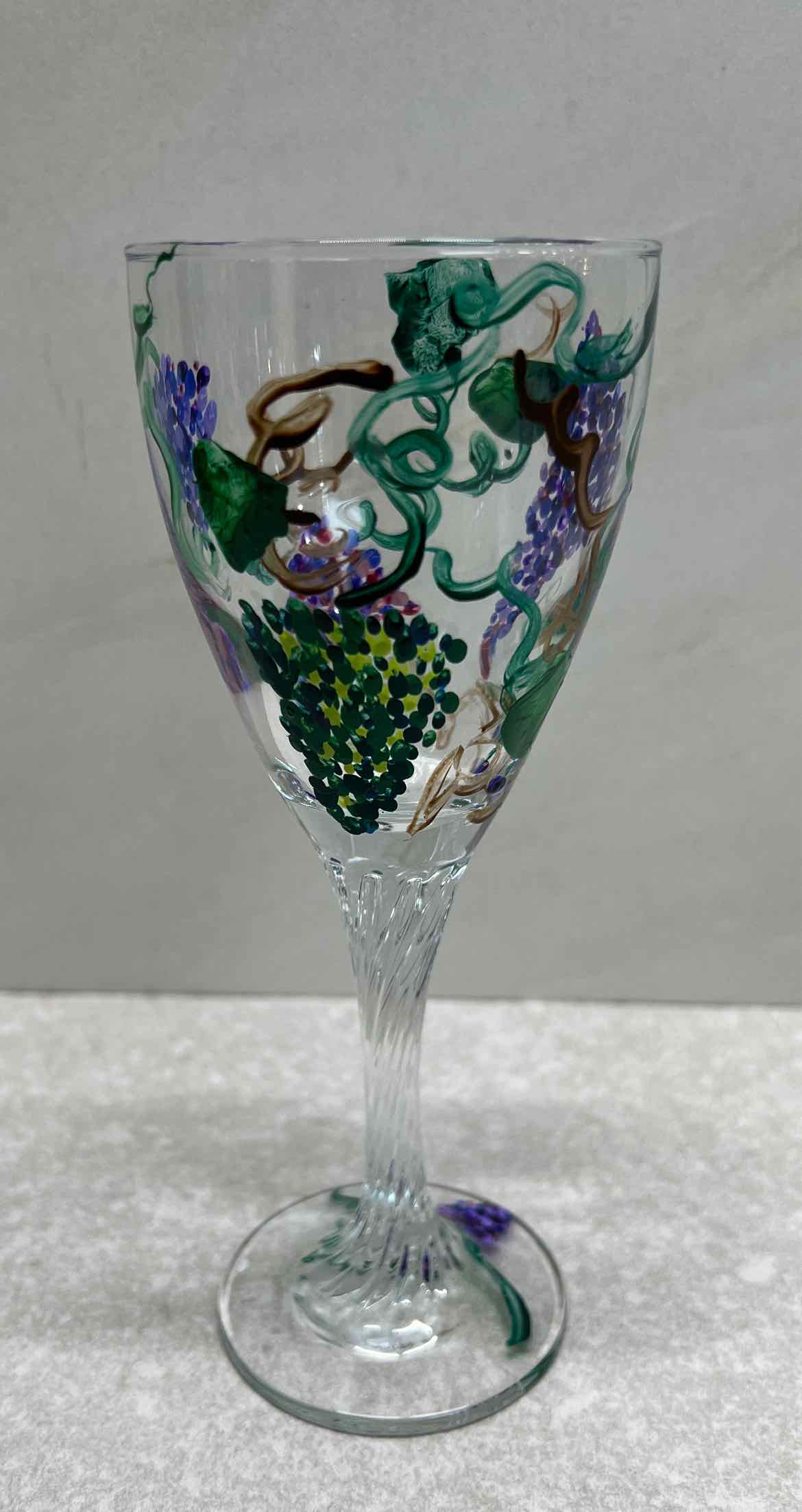 Set of 4 Handpainted Glasses
