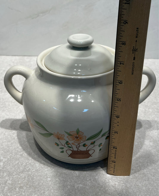 Covered Bean Pot
