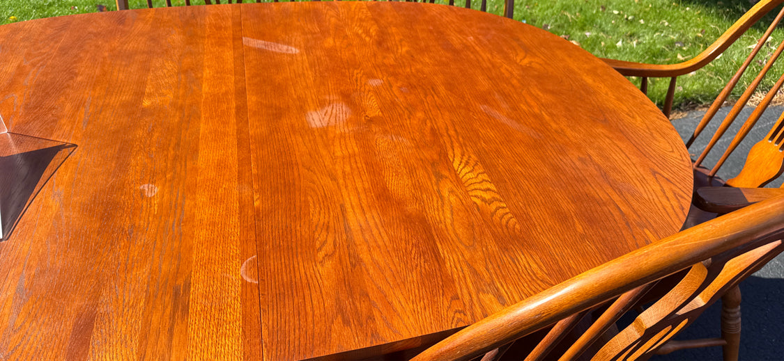 Keller Oak Table And 6 Chairs