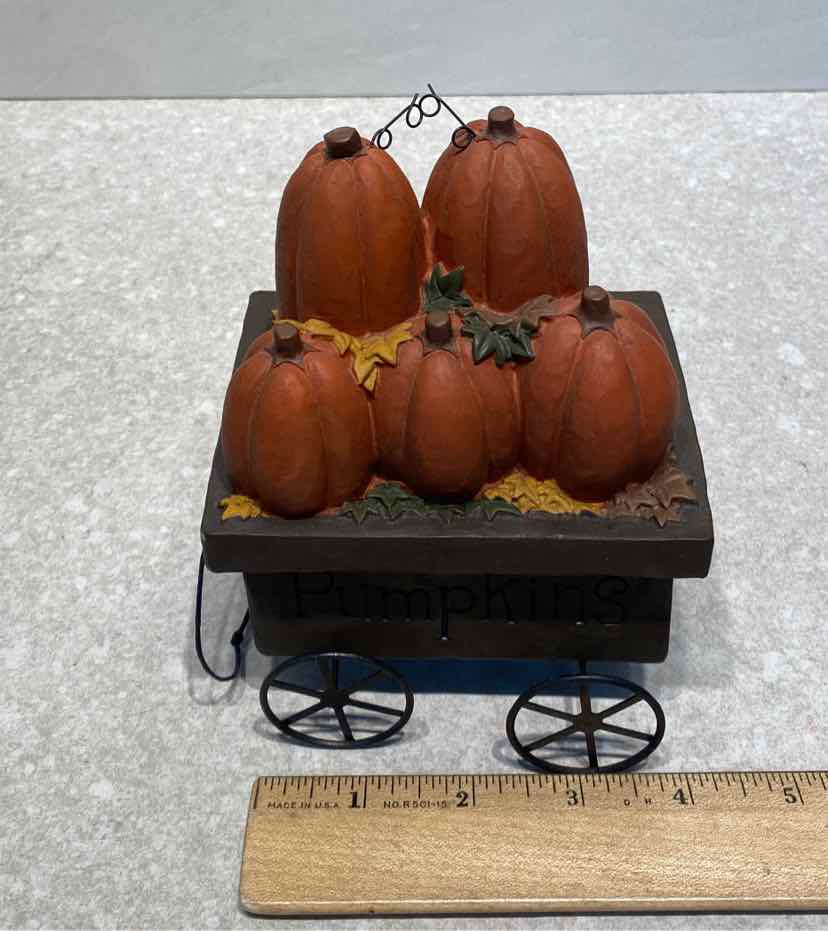 Pumpkins In Wagon