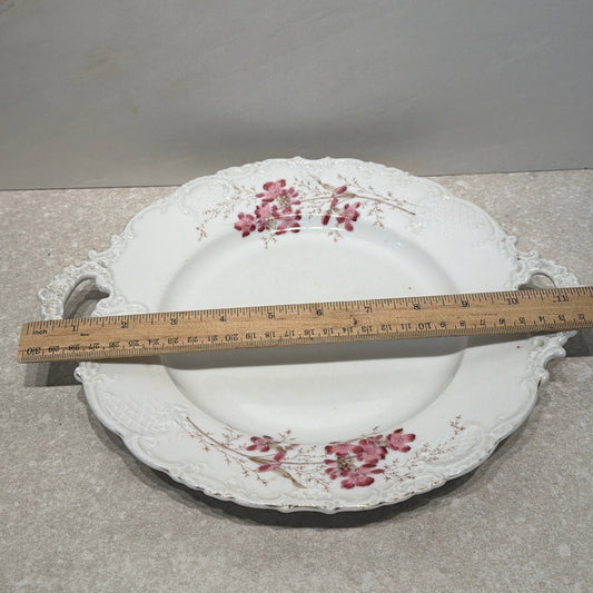 Floral Handled Plate