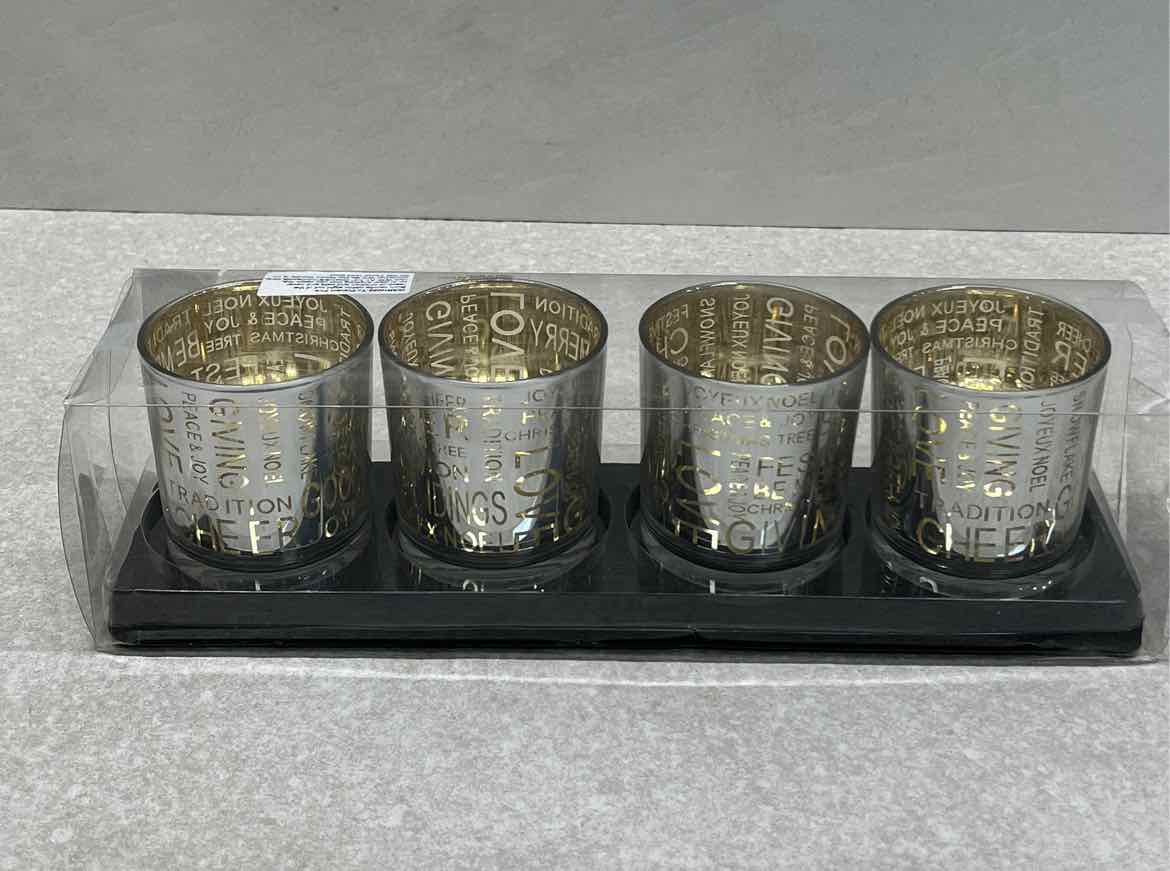 Set of 4 Candleholders