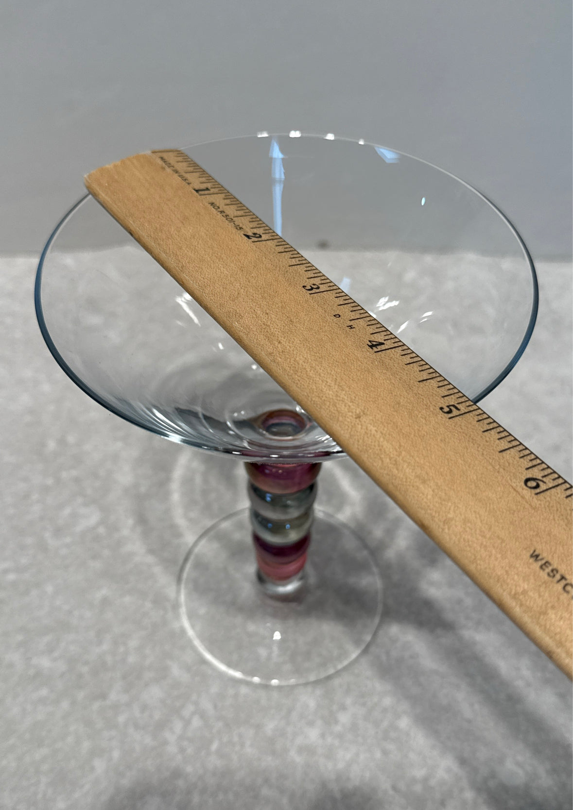 Set of 6 Martini Glasses
