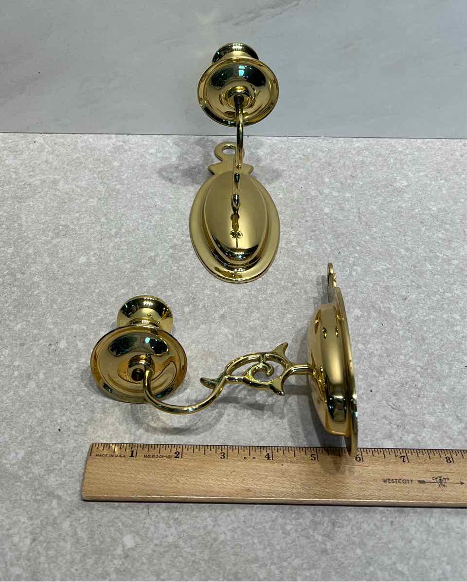 Pair of Wall Candleholders