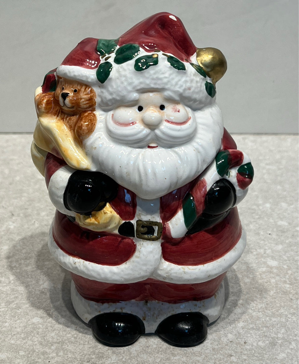 Santa Covered jar