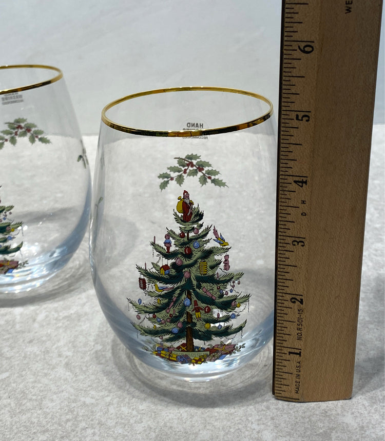 Set of 4 Spode Glasses
