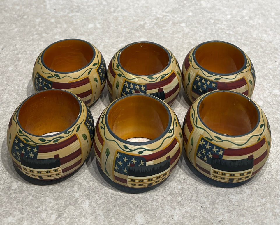 Set of 6 Napkin Rings