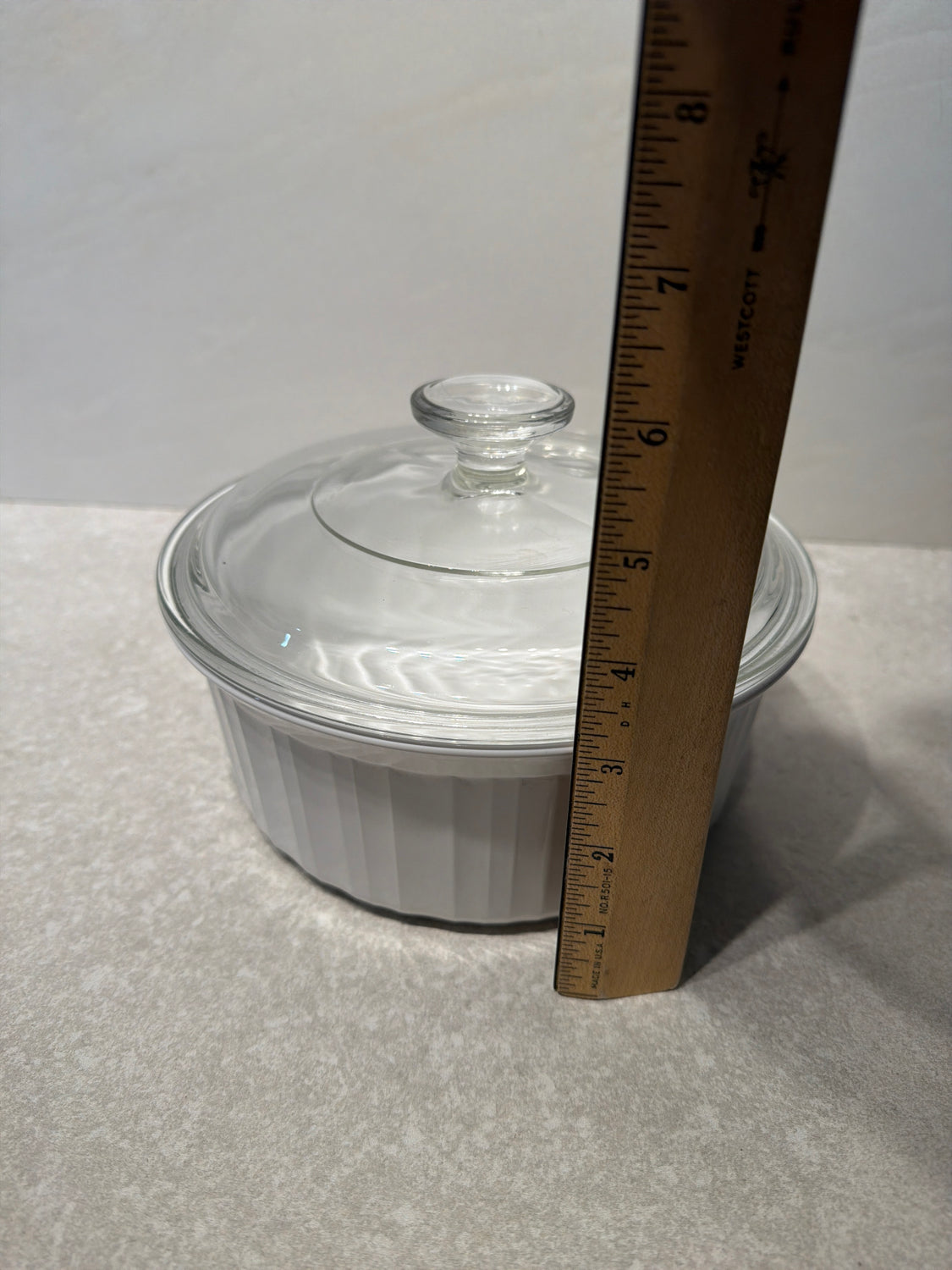 Covered Corningware Bowl