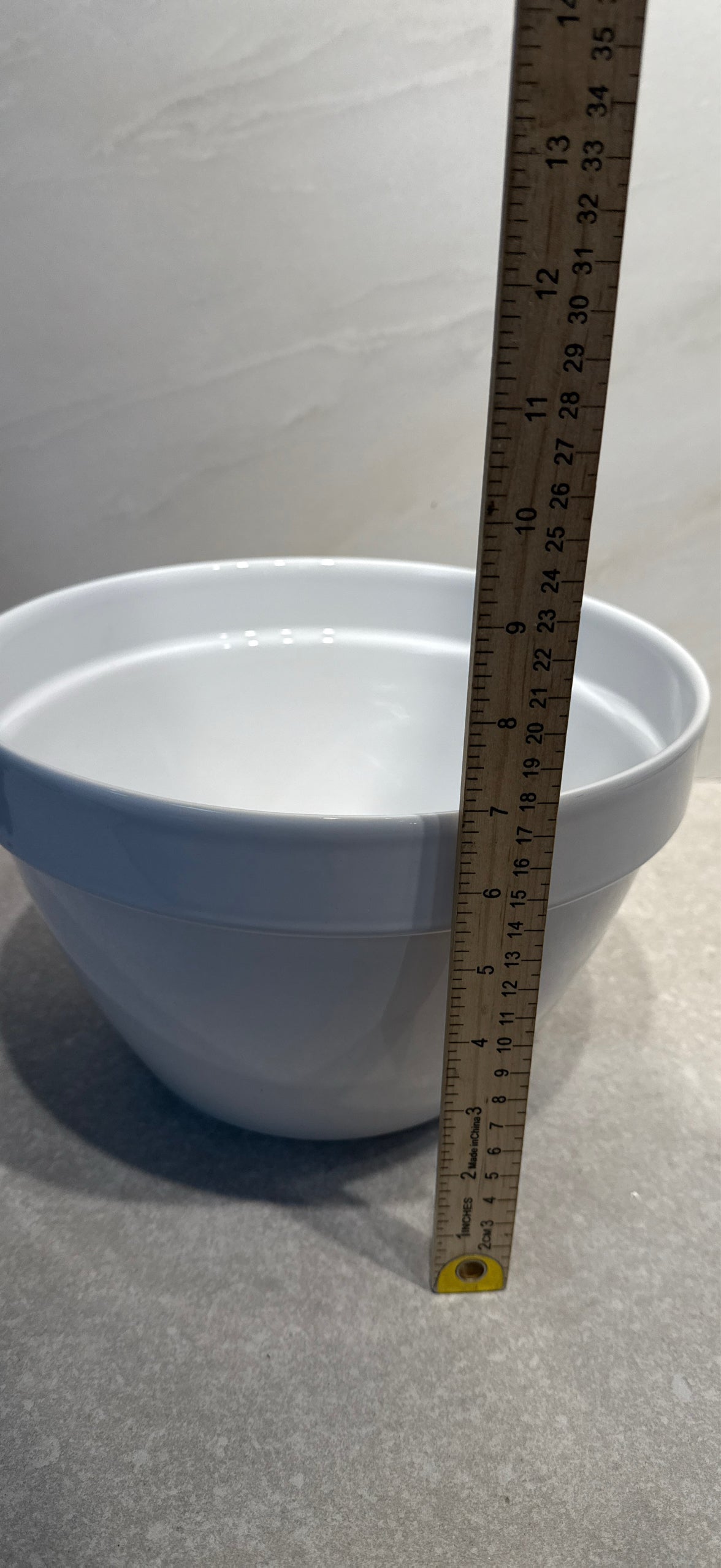 Large White Bowl
