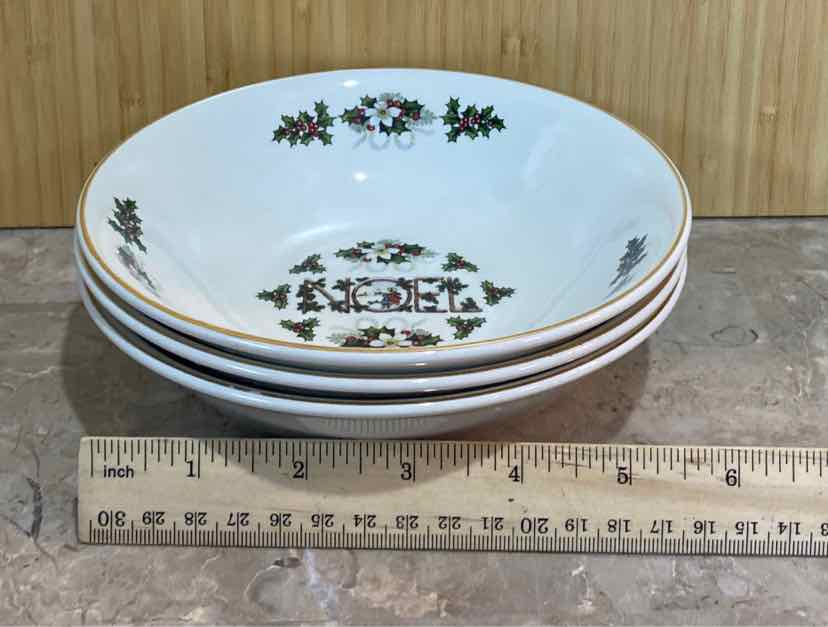 Set of 3 Noel Bowls