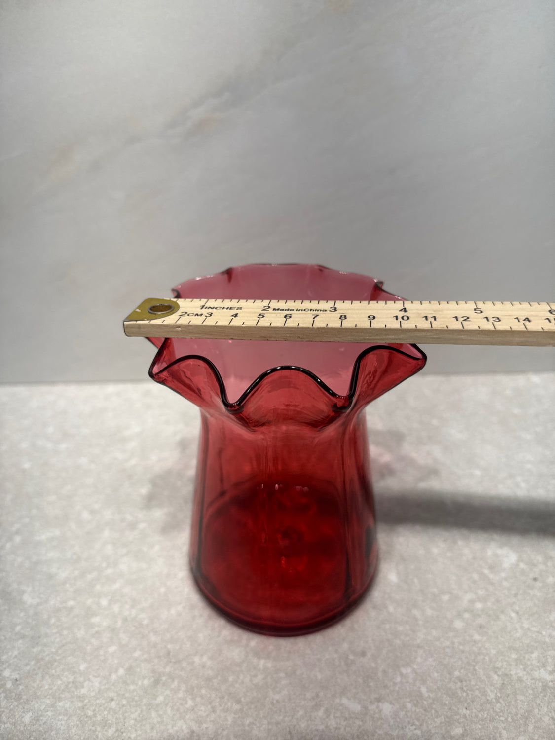 Cranberry Vase