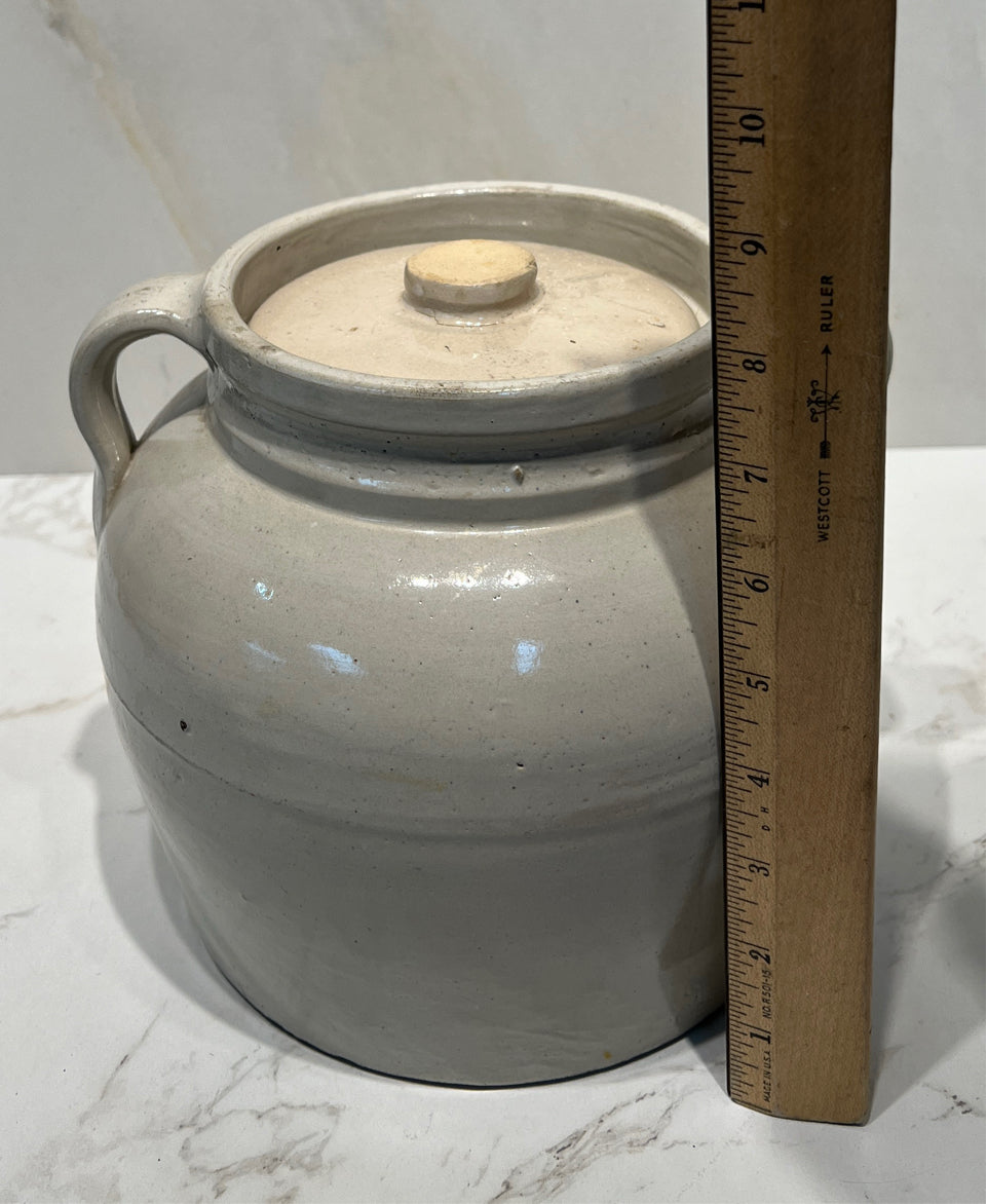 Covered Bean Pot