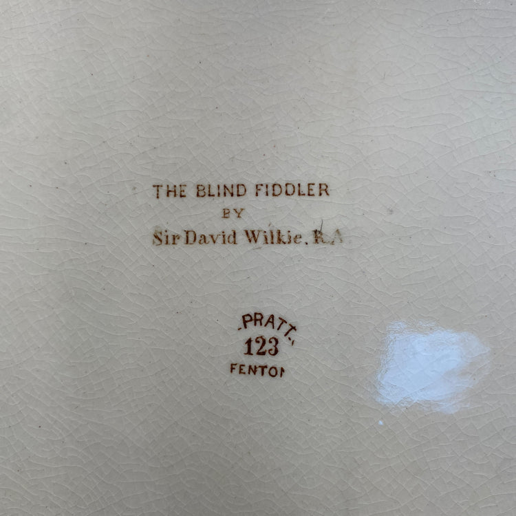 Prattware Thr Blind Fidler Platter