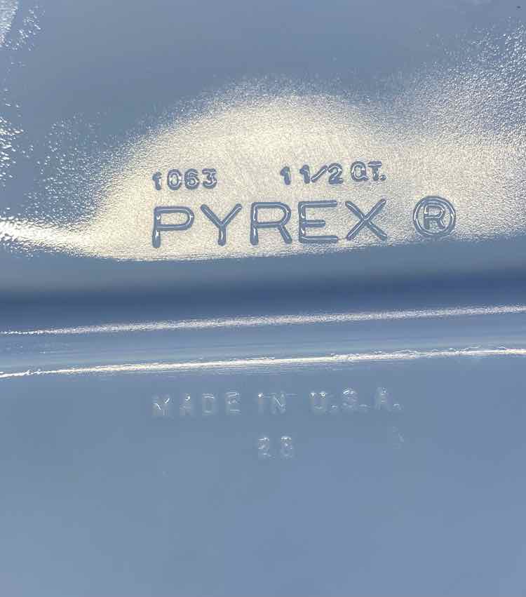 Pyrex Delphite Divided Casserole