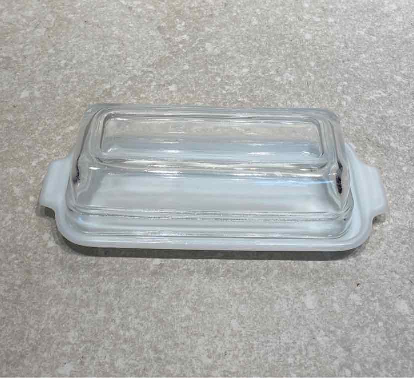 Fire King Covered Butter Dish