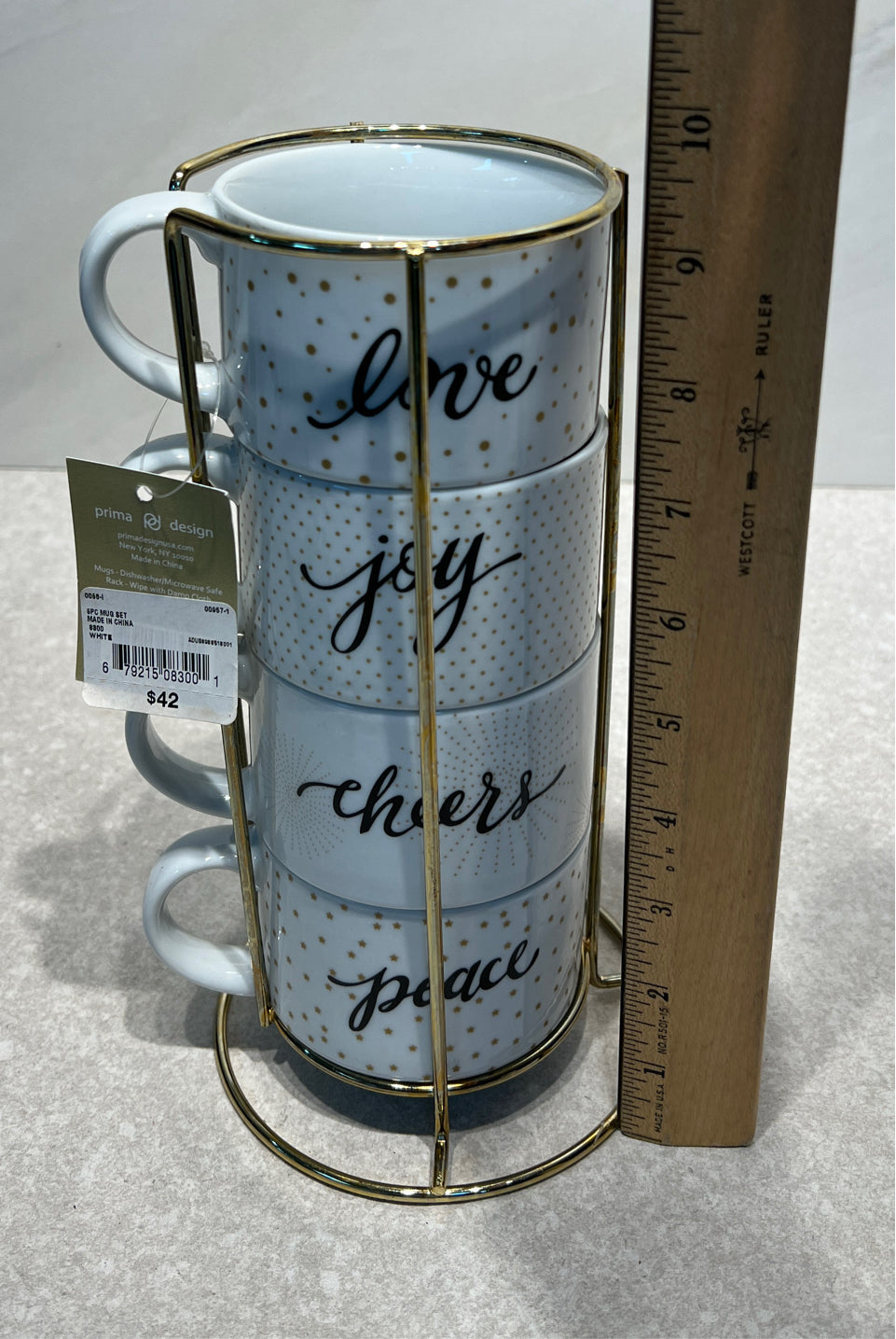 Set Of Mugs With Carrier