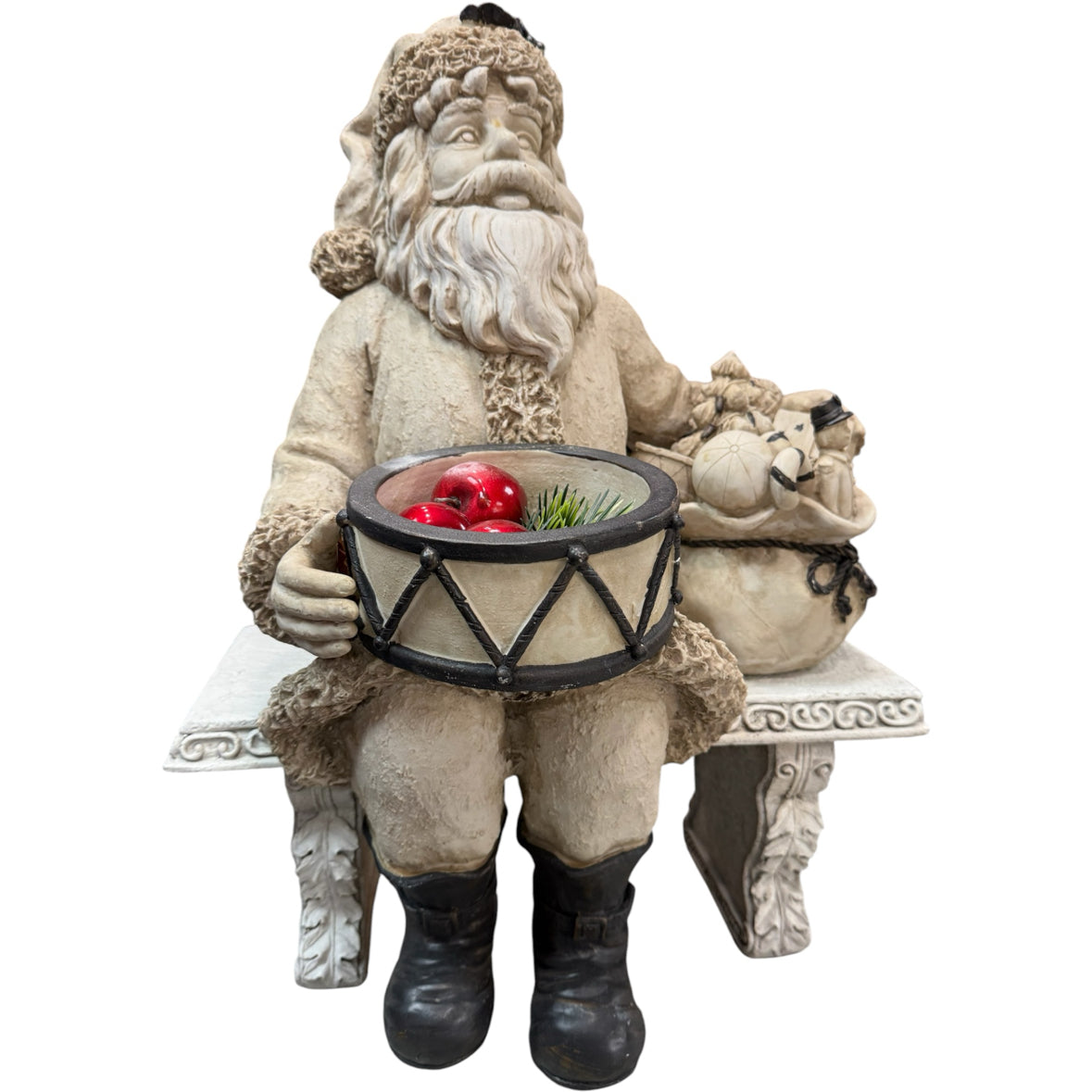 Santa on Bench