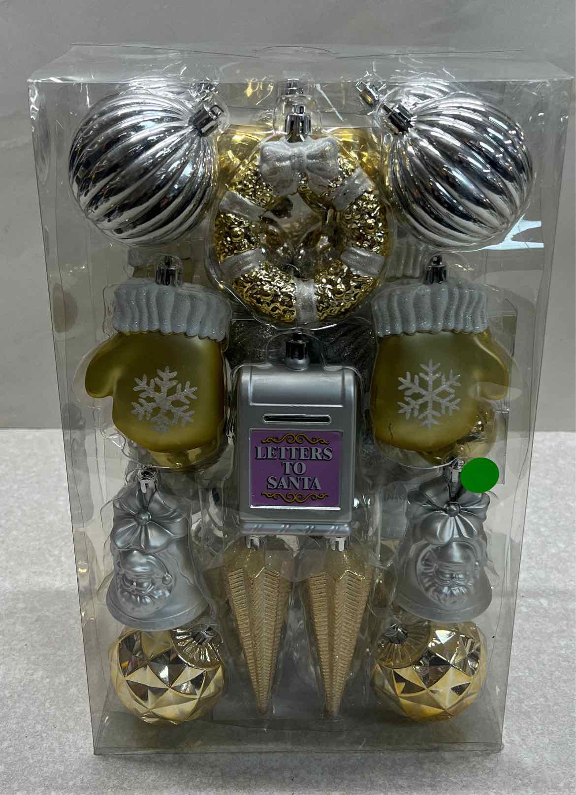 Box of Christmas Ornaments