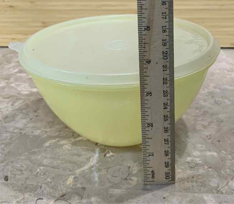 Covered Tupperware Bowl