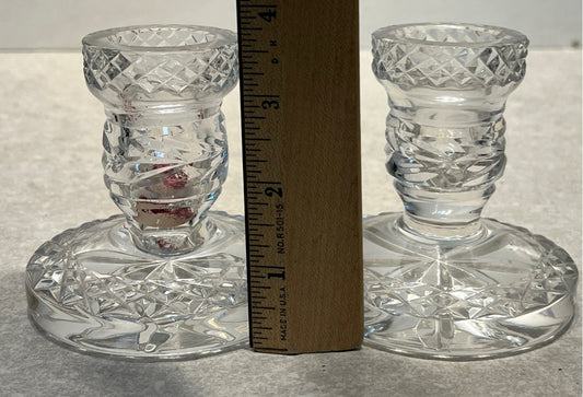 Set of 2 Waterford Candle Holders