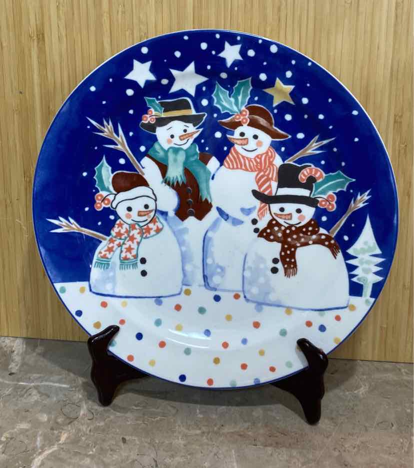 Noritake Snowman Plate
