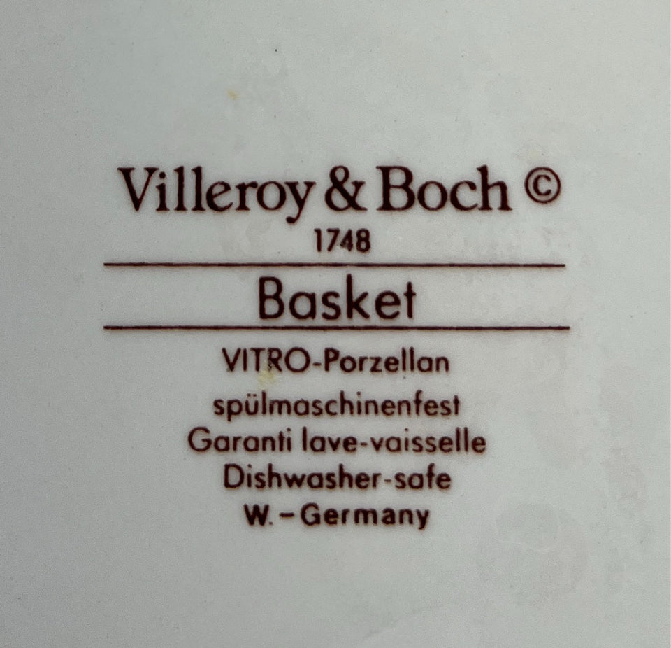 Villeroy 7 Boch Basket Dinner Plate