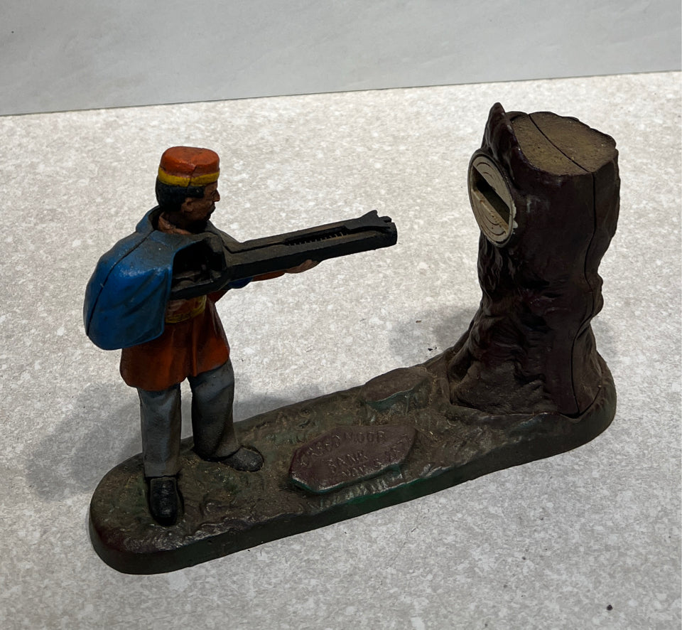 1877 Old Cast Iron Creedmoor Bank