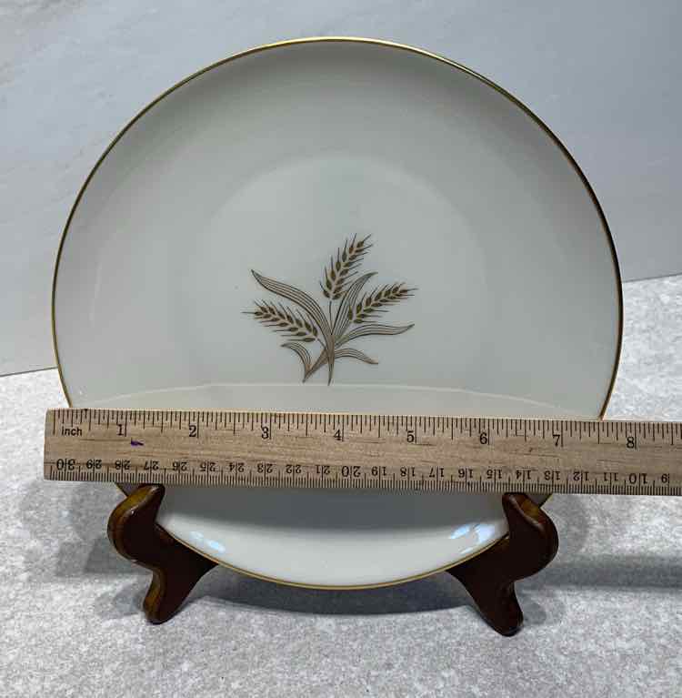 Set of 8 Lenox Wheat Plates
