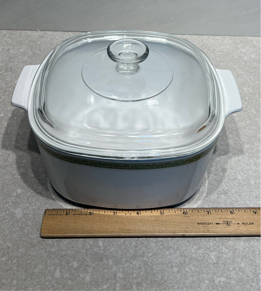 Covered Corningware Casserole