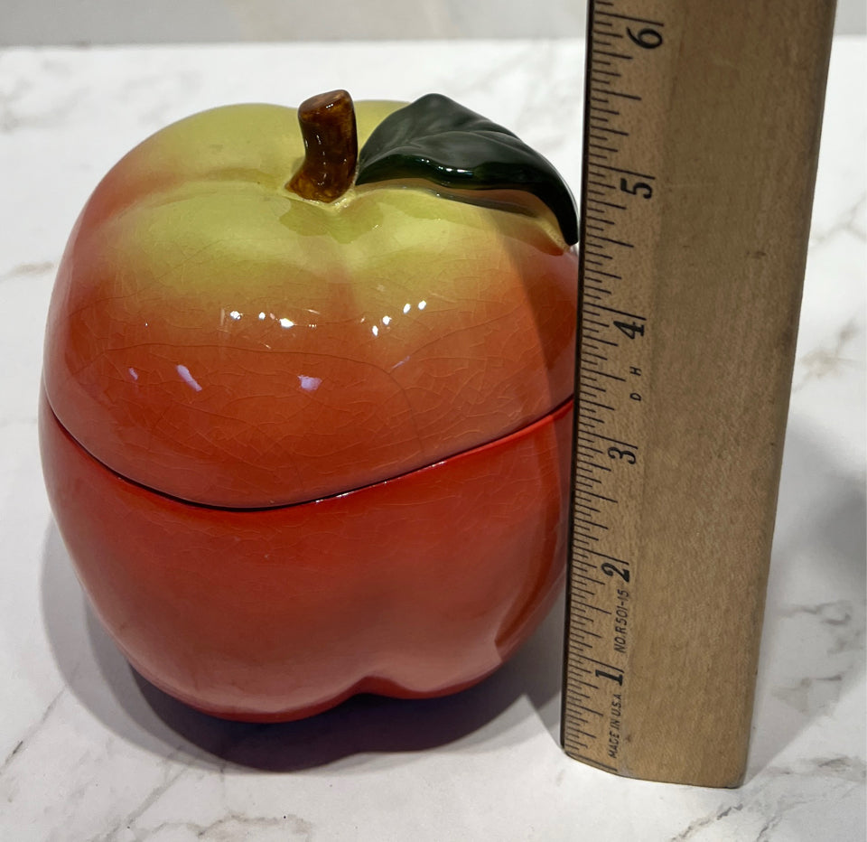 Covered Apple Jar