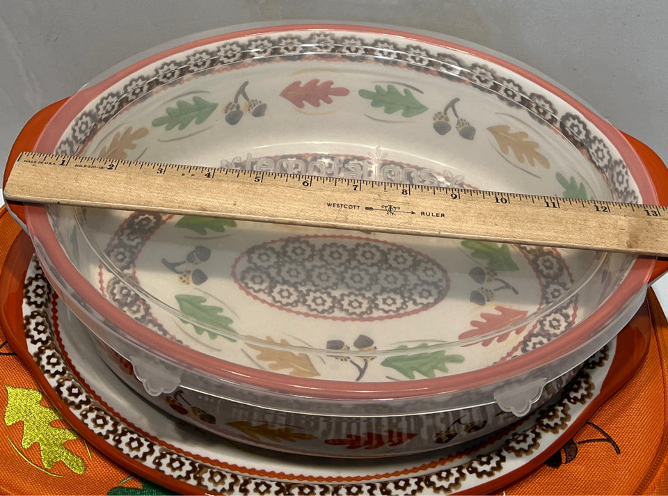 Temptations Covered Casserole With Bag