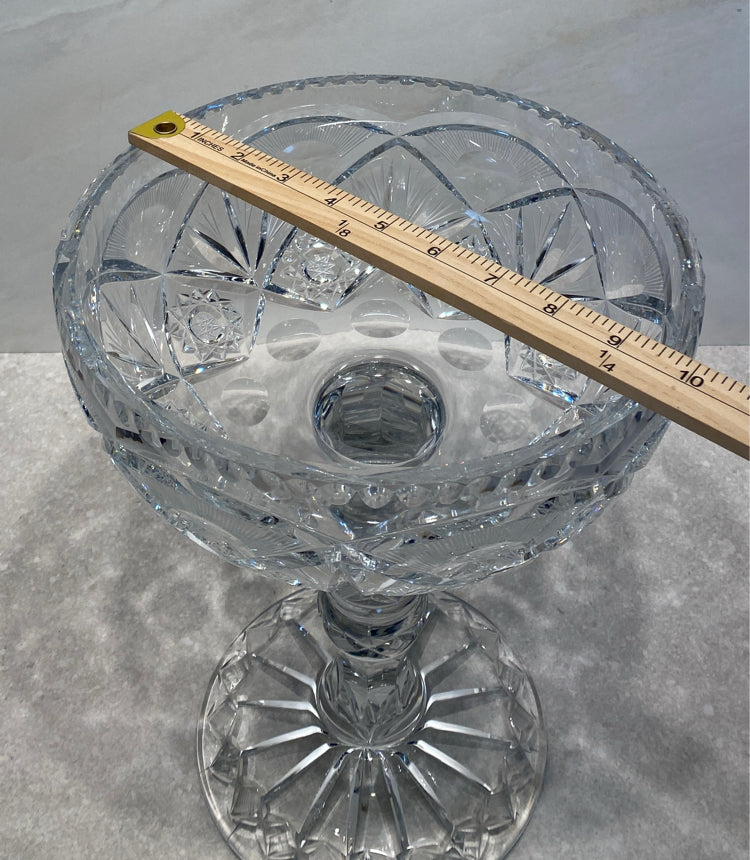 Crystal Large Pedestal Dish