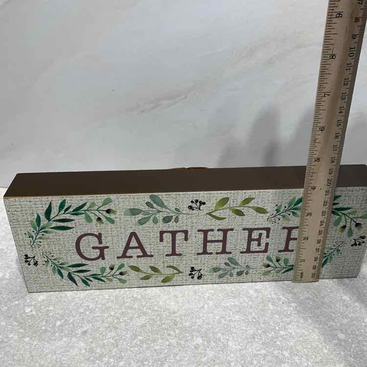 Gather Box Sign