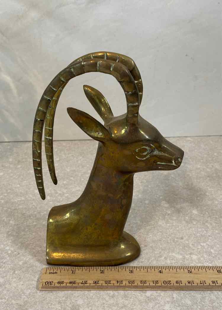 Pair Ram Head Bookends