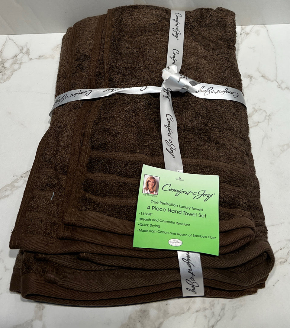 4 Piece Hand Towel Set