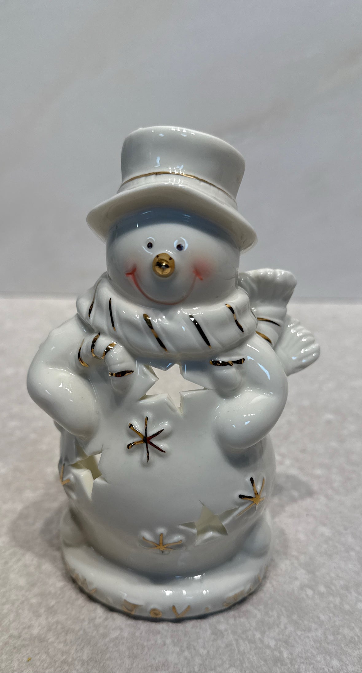 Snowman Candleholder