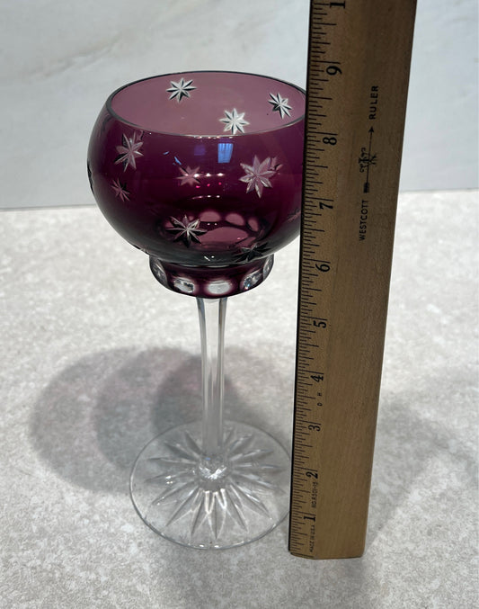 Bohemian Cut To Clear Glass