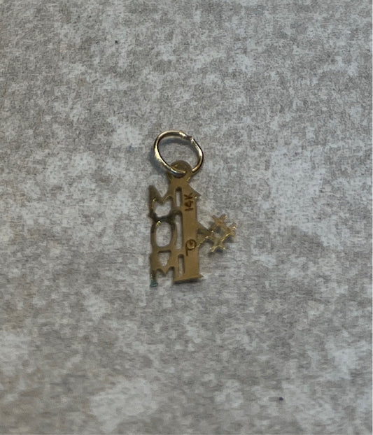 14K Mom Charm