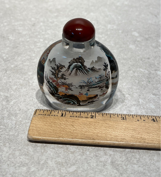 Chinese Reverse Painting Bottle