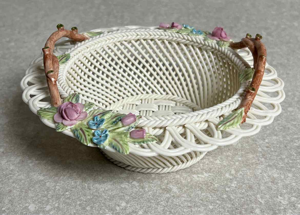 Belleek Summer Garden Basket