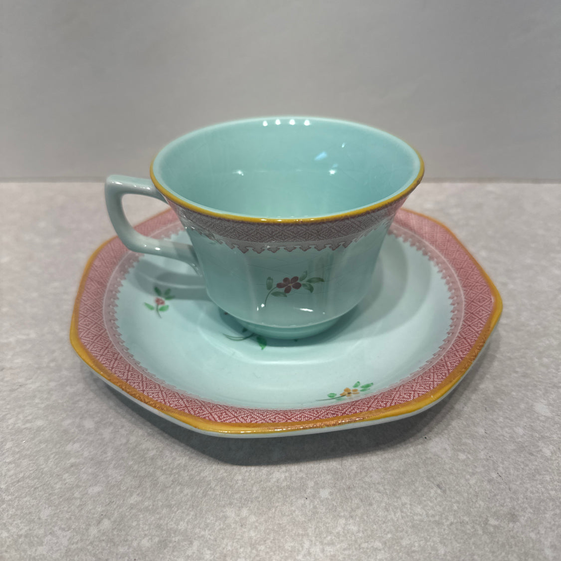 Cup And Saucer Calyx Ware