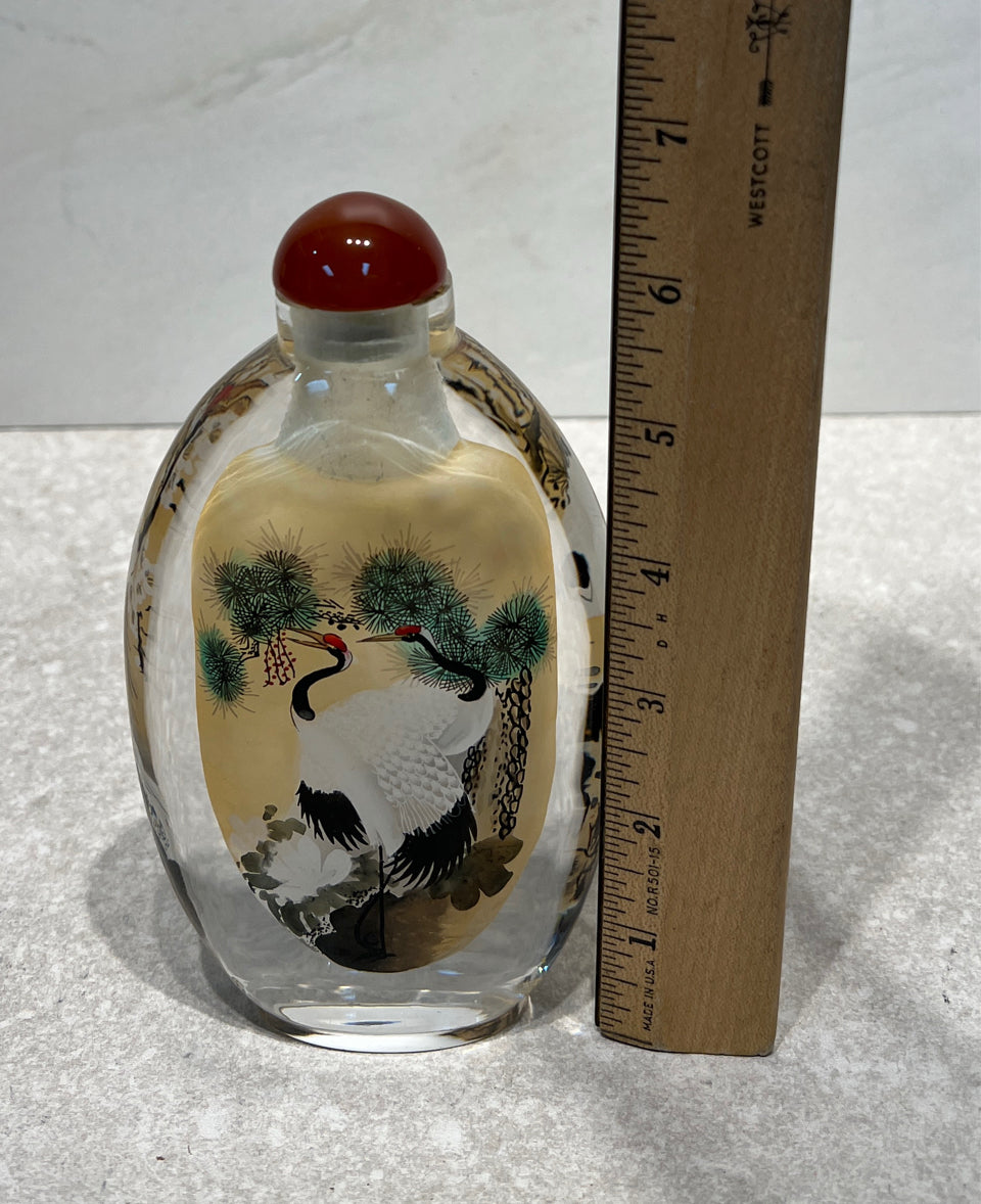 Chinese Reverse Painting Bottle