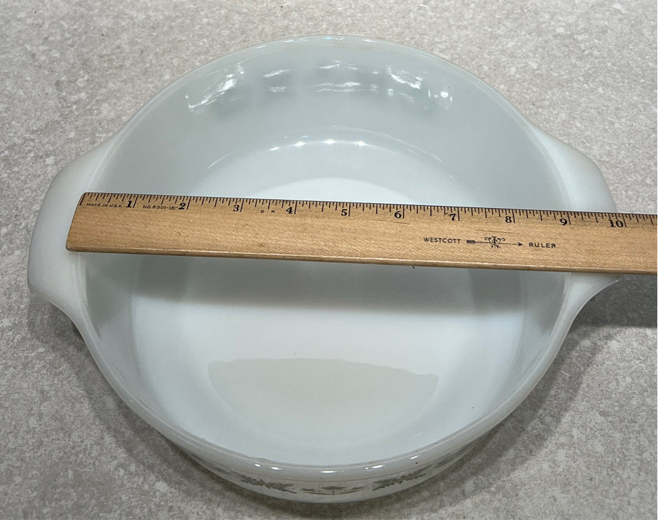 Fire King Covered Casserole