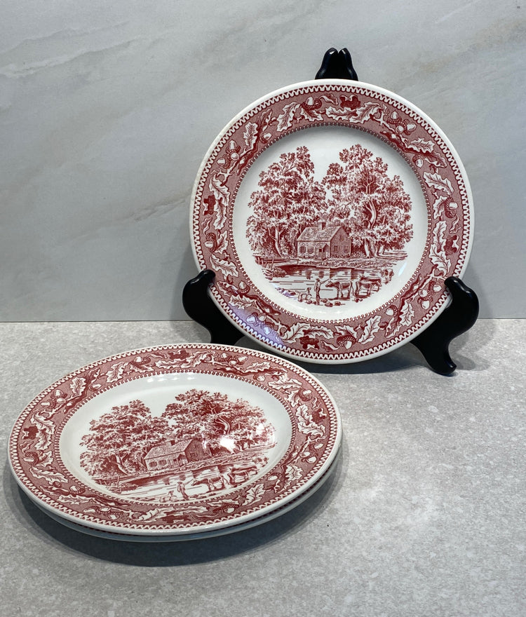 Set of 3 Memory Lane Dinner Plates