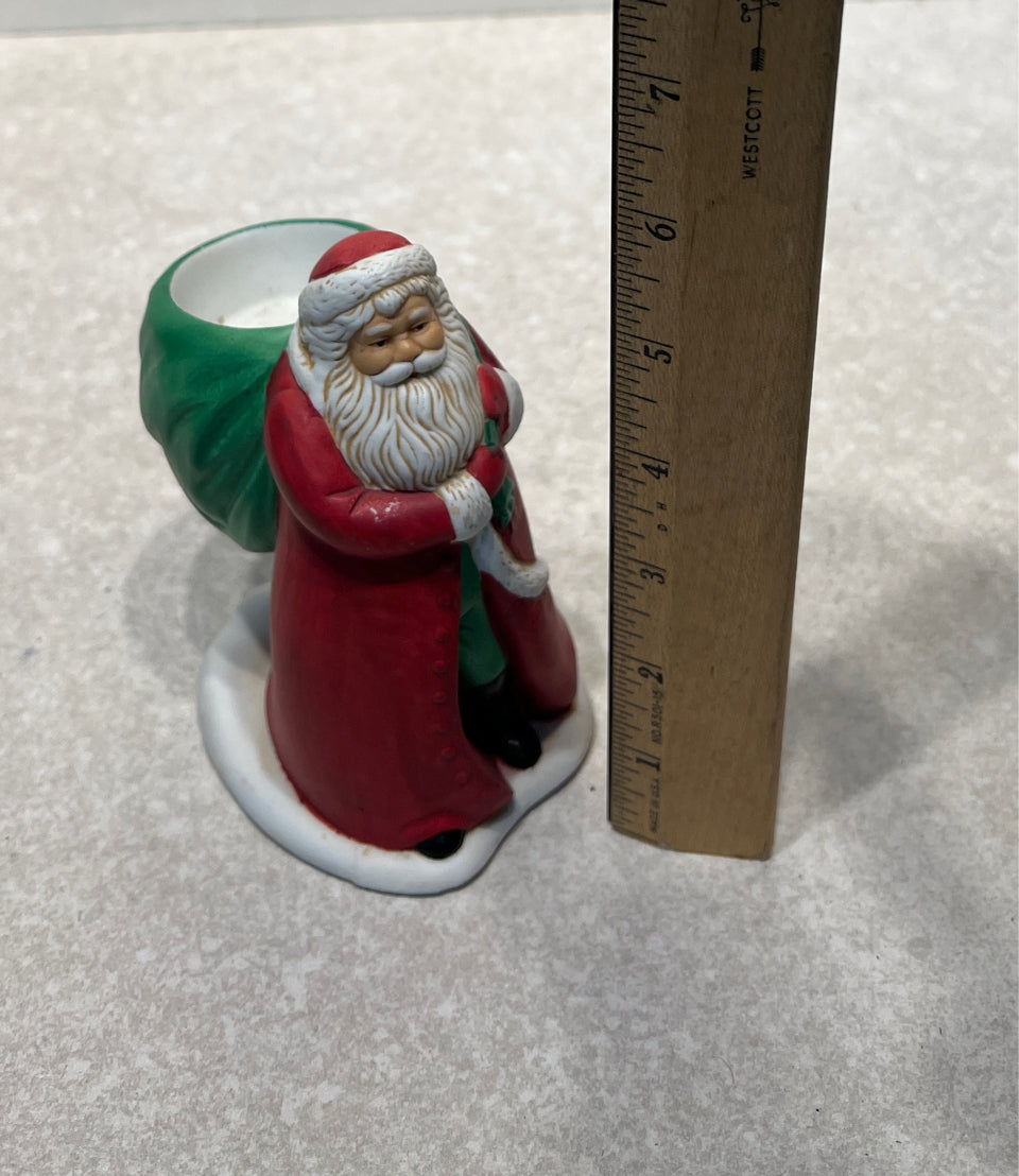 Santa Candleholder