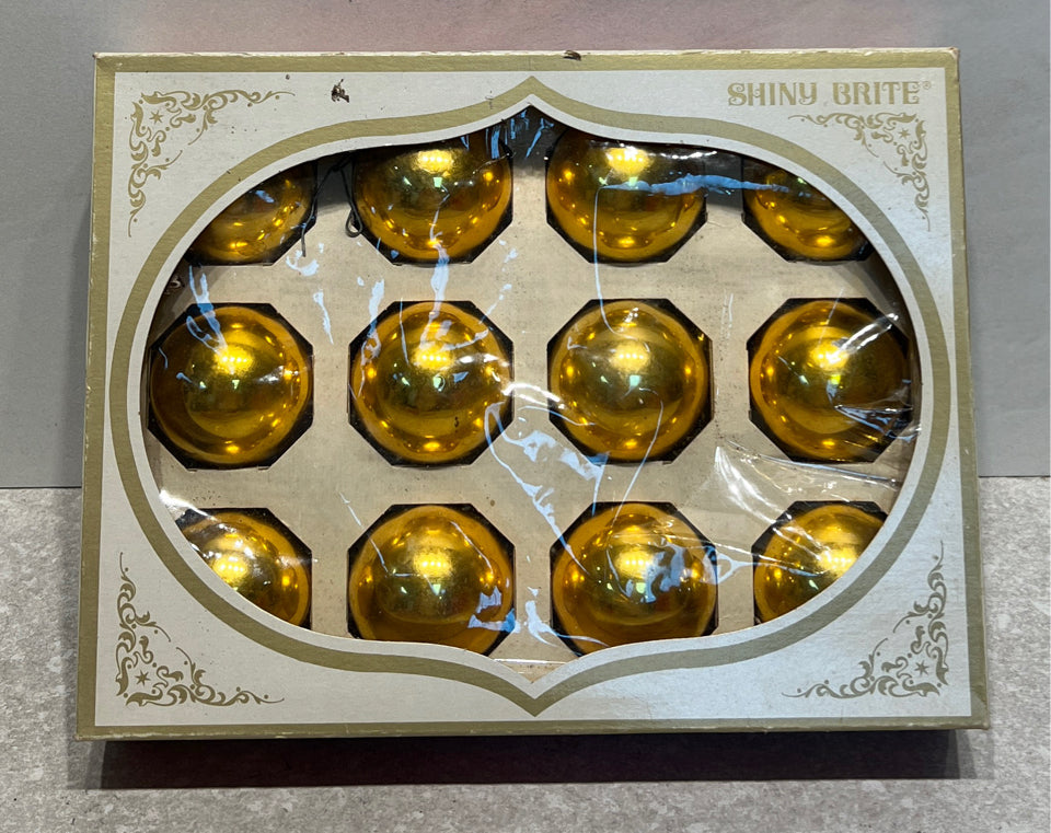 Box Of Shiny Brite Ornament